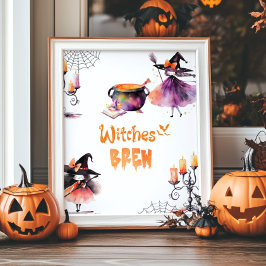 Poster Festa do Dia das Bruxas