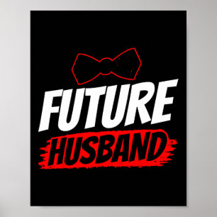 Poster Festa do Futuro Marido Ditoes do Noivo Casamento d