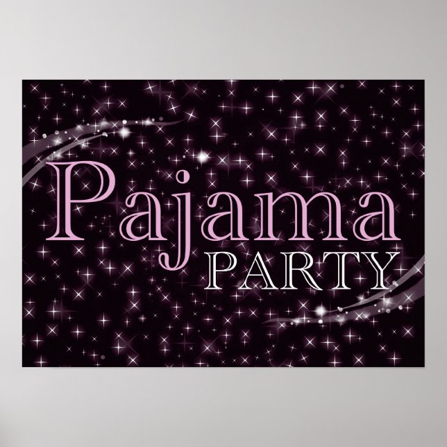 Poster festa do pijama: starshine (Frente)