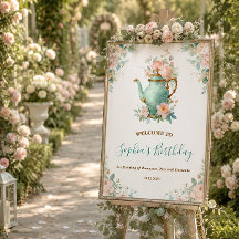 Festa Floral Romântica de Rosas Vintage Shabby Chi