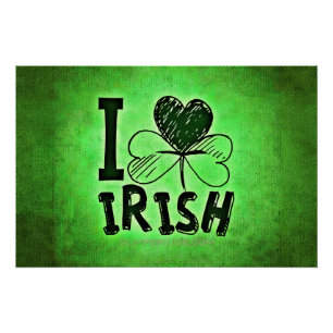 Pôster Festa irlandesa do feriado do Dia de São Patrício 