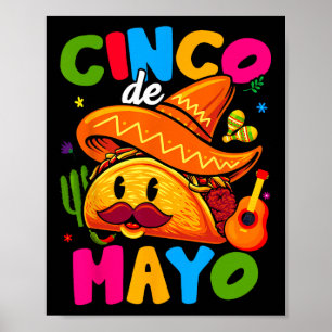 Poster Festa Mexicana Cinco De Mayo Deixa Esquadra De Fes