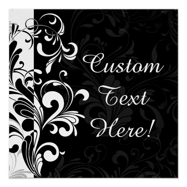 Pôster Festa Negra de Manchas Negras (Frente)