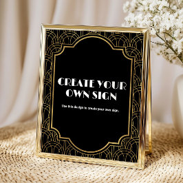 Poster Festa Personalizada Gatsby Roaring 20s