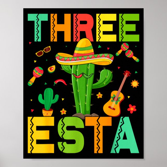 Poster Festa Temática Mexicana Cinco De Mayo Aniversário  (Frente)