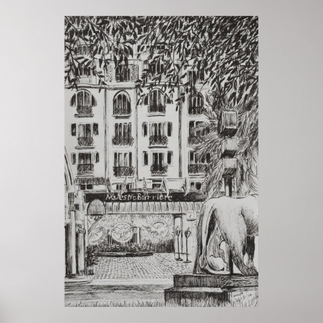 Pôster Festival de Cinema de Cannes majestoso TV de moda (Frente)