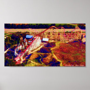 Pôster Festival de Digitas da montanha russa