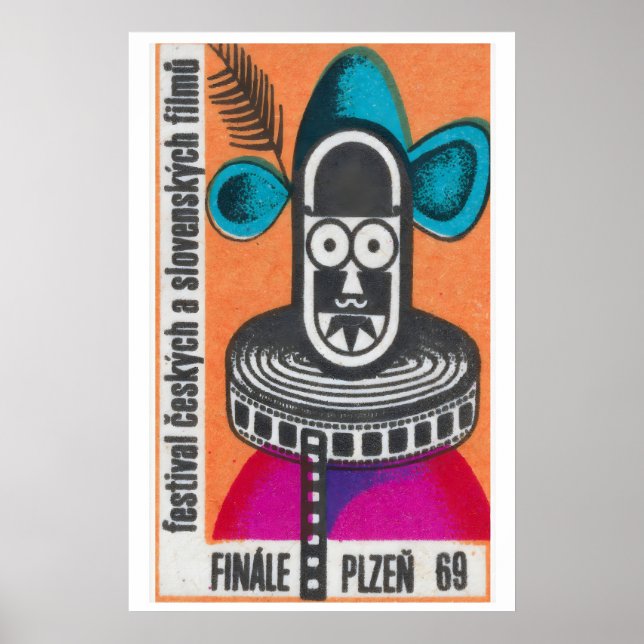 Poster Festival de Filmes Tchecos e Eslovacos - Caixa de  (Frente)