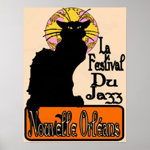 Poster Festival de Jazz Gato Negro