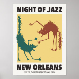 Poster Festival de Música de Jazz New Orleans