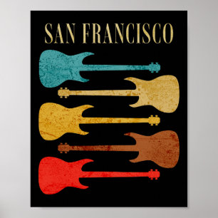 Poster Festival de Música de Rock de Concerto de San Fran