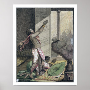 Poster Festival de Pongol, India, 'da viagem Indes