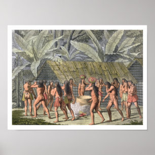 Poster Festival dos indianos de Camacani, Brasil da