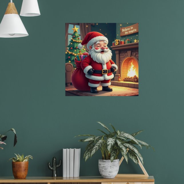 Poster Festive Holiday Home Accent - Christmas Decorative (Sala de Estar 1)
