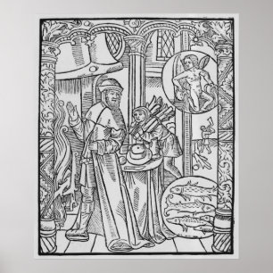 Pôster Fevereiro, cena interior, Aquário