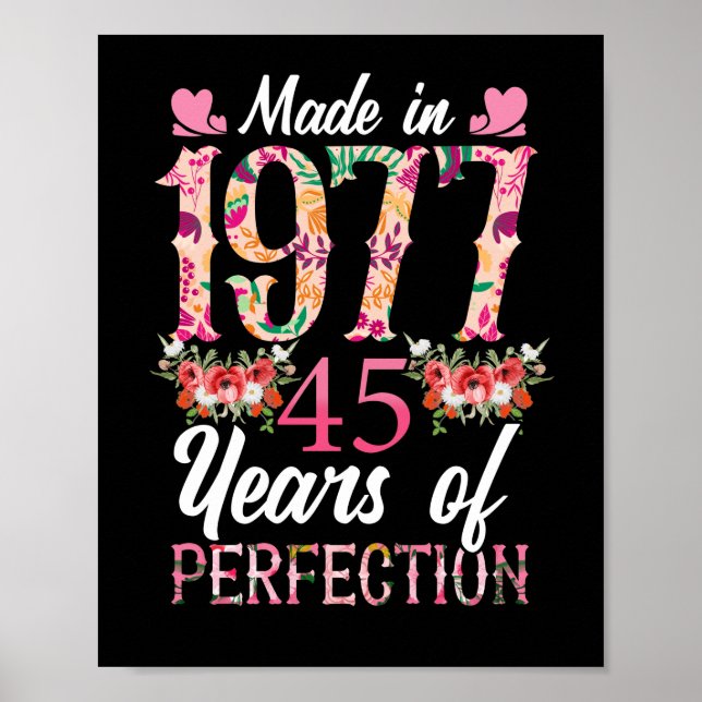 Poster Fez 1977 45 Anos De Perfecção 45 Anos (Frente)