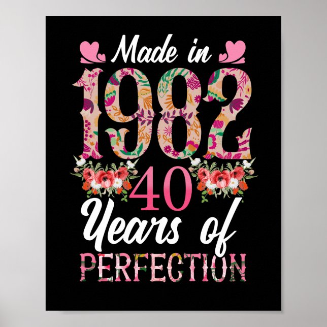 Poster Fez 1982 40 Anos De Perfecção 40 Anos (Frente)