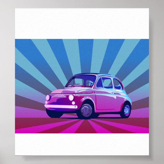 Poster Fiat 500 Bunt (Frente)