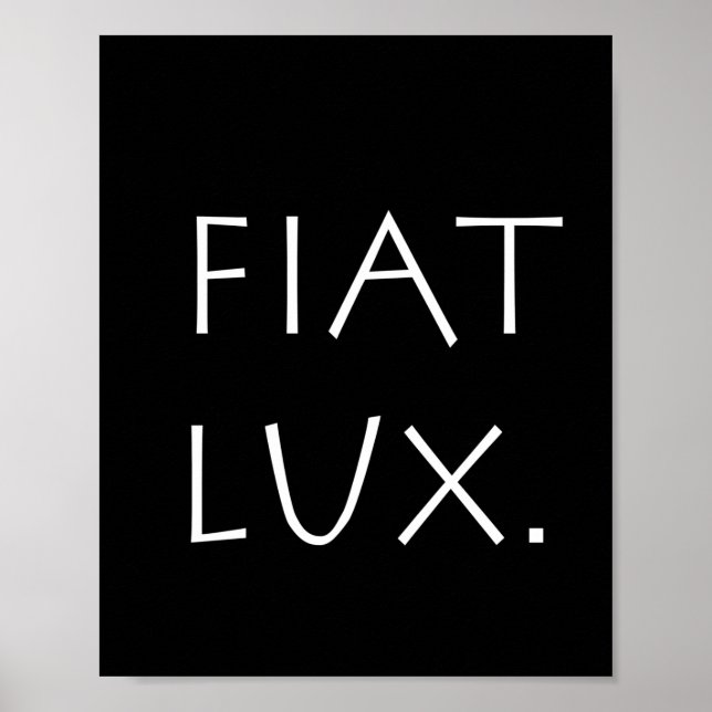 Poster Fiat Lux (Frente)