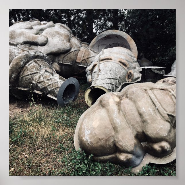 Poster fiberglass graveyard ice cream cones (Frente)