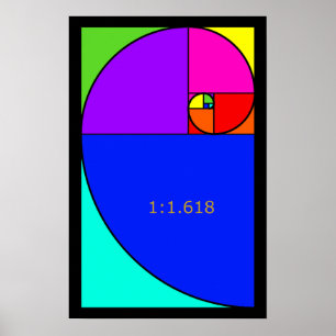 Poster Fibonacci Espiral