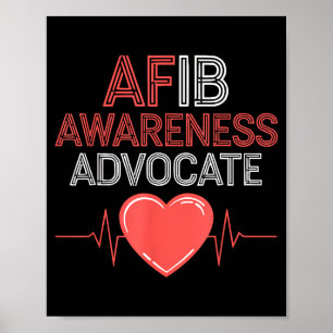 Poster Fibrilação Atrial Médica Doença Cardíaca Arritmia