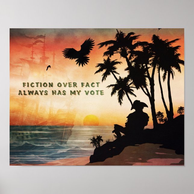 Poster Ficção por Fato - (Frente)