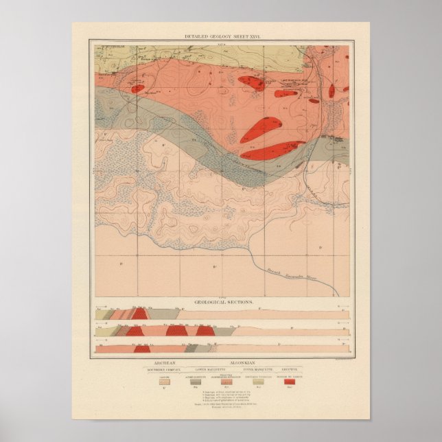Poster Ficha geográfica detalhada XXVI (Frente)