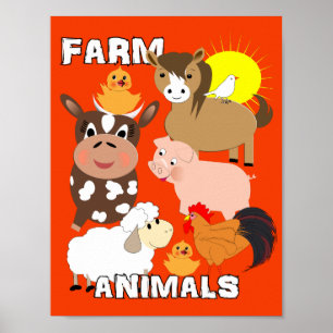 Poster Ficheiros De Fazenda Cachorros Crianças Imaginosa