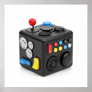 Poster Fidget Cube Stress Toy
