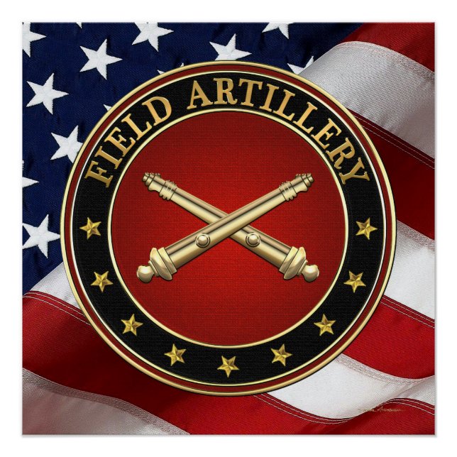 Pôster Field Artillery Branch Insignia Special Edition (Frente)