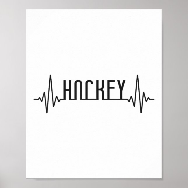 Poster Field Hockey Heartbeat Hockey _1  (Frente)