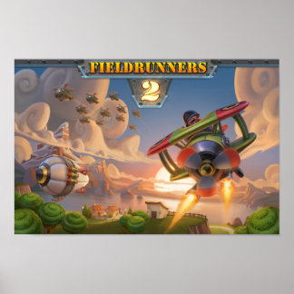 Poster Fieldrunners 2 - Leve para o céu