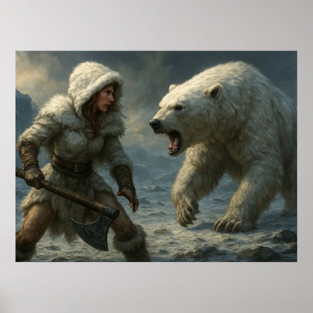 Poster Fierce Encounter in the Arctic (Frente)