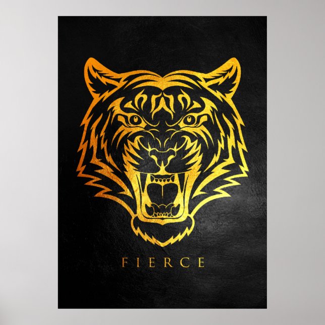 Poster Fierce Tiger (Frente)
