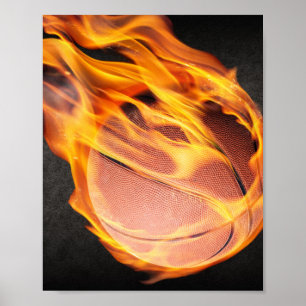Poster Fiery Basball