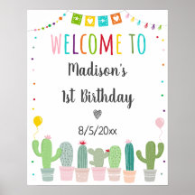Fiesta Cactus Girl Birthday