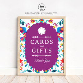 Poster Fiesta Cards and Gifts Bridal Shower Sign