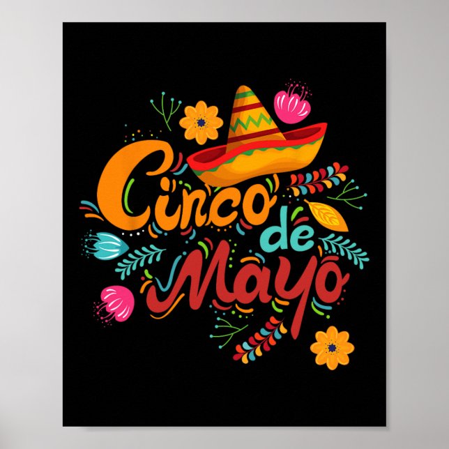 Poster Fiesta Cinco De Mayo Partidos Que Matam Os Mexican (Frente)