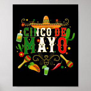 Poster Fiesta Cinco De Mayo T Shirts Men Women Taco