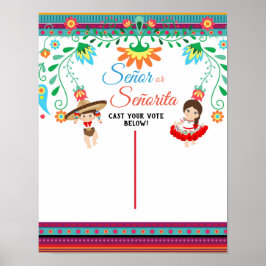 Poster Fiesta gênero Reveal Conselho de Votação