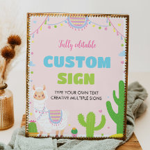 Fiesta Llama - Sinal de Mesa