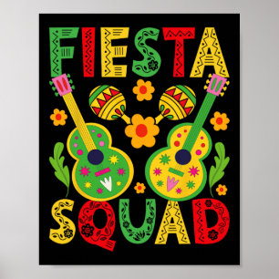 Poster Fiesta Squad Matching Cinco De Mayo Party