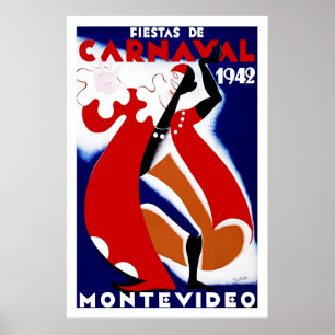 Poster Fiestas de Carnaval ~ Montevideo