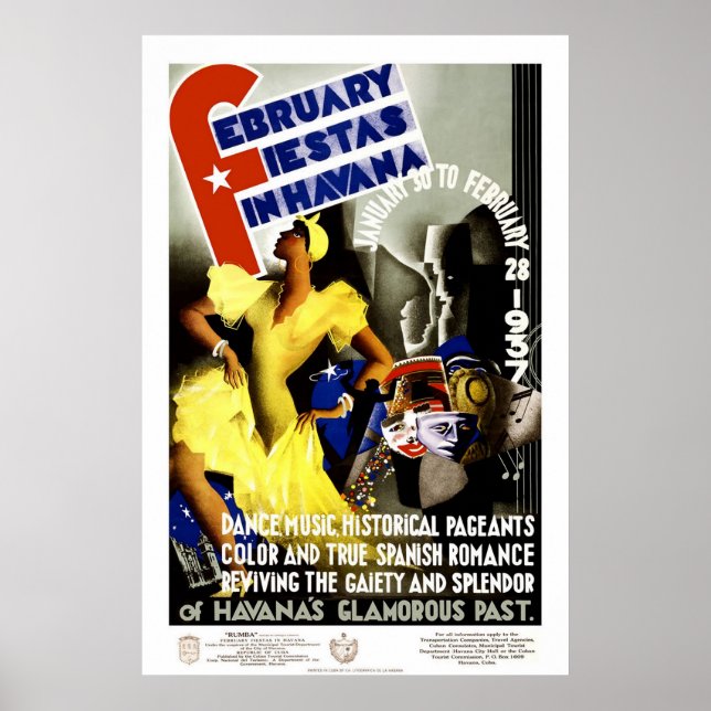 Poster Fiestas Havana (Frente)