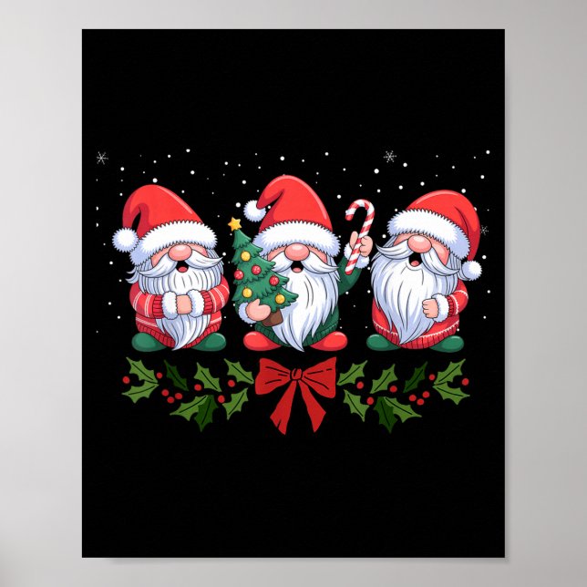 Poster Fife Life Christmas Gnome Holiday Winter Xmas  (Frente)