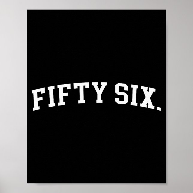 Poster Fifty Six  (Frente)