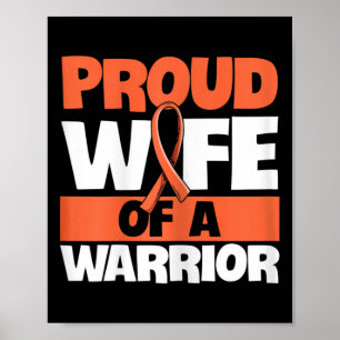 Poster Fight Leukemia Cote para Esposa de Leucemia Surv