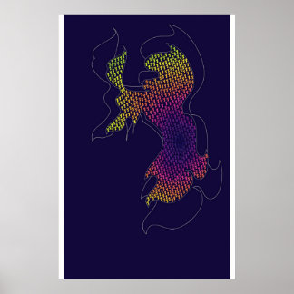 Pôster Fighting Lion