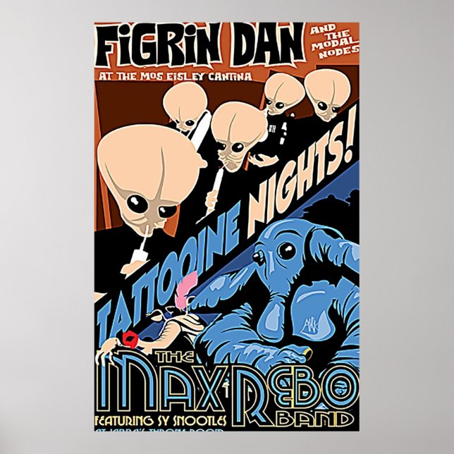 Poster Figrin Dan Cantina Banda (Frente)